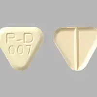 Phenytoin (injection) (Phenytoin (injection) [ fen-i-toyn ])-PD 007-50 mg-Yellow-Three-sided