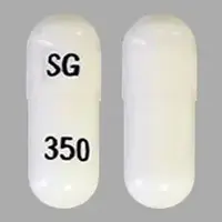 Pregabalin (Pregabalin [ pre-gab-a-lin ])-SG 350-25 mg-White-Capsule-shape