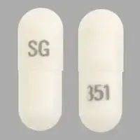 Pregabalin (Pregabalin [ pre-gab-a-lin ])-SG 351-50 mg-White-Capsule-shape