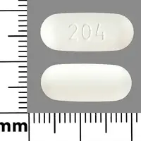 Pseudoephedrine (Pseudoephedrine [ soo-doe-ee-fed-rin ])-204-120 mg-White-Capsule-shape