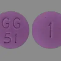 Trifluoperazine (Trifluoperazine [ trye-floo-oh-per-a-zeen ])-GG 51 1-1 mg-Purple-Round