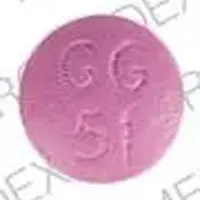 Trifluoperazine (Trifluoperazine [ trye-floo-oh-per-a-zeen ])-GG 51 1-1 mg-Purple-Round