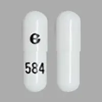Aprepitant/fosaprepitant (monograph) (Emend)-G 584-80 mg-White-Capsule-shape