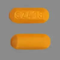 Cefpodoxime (Cefpodoxime [ sef-poe-dox-eem ])-SZ 439-200 mg-Orange-Capsule-shape