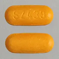 Cefpodoxime (Cefpodoxime [ sef-poe-dox-eem ])-SZ 439-200 mg-Orange-Capsule-shape