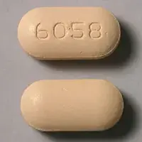 Glyburide and metformin (Glyburide and metformin [ glye-bure-ide-and-met-for-min ])-6058-2.5 mg / 500 mg-Orange-Oval