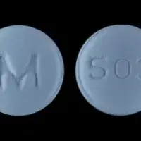 Hydrochlorothiazide and bisoprolol (Hydrochlorothiazide and bisoprolol [ hye-droe-klor-oh-thye-a-zide-and-bi-soe-proe-lol ])-503 M-5 mg / 6.25 mg-Blue-Round