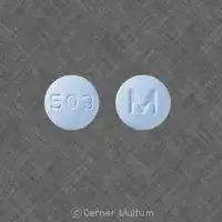 Hydrochlorothiazide and bisoprolol (Hydrochlorothiazide and bisoprolol [ hye-droe-klor-oh-thye-a-zide-and-bi-soe-proe-lol ])-503 M-5 mg / 6.25 mg-Blue-Round