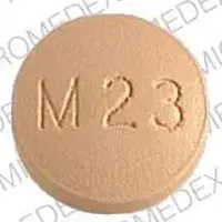 Methyldopa (Methyldopa [ meth-il-doe-pa ])-LL M23-500 MG-Orange-Round