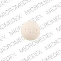 Metolazone (Metolazone [ me-tol-a-zone ])-M 172-2.5 mg-Peach-Round