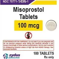 Misoprostol (Misoprostol [ mye-so-prah-stole ])-1006-100 mcg-White-Round