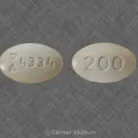 Nefazodone (Nefazodone [ ne-faz-oh-done ])-200 Logo 4334-200 mg-Orange-Oval