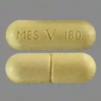 Pyridostigmine (Pyridostigmine [ py-rid-o-stig-meen ])-MES V 180-180 mg-Yellow-Capsule-shape