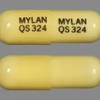 Quinine (Quinine [ kwye-nine ])-MYLAN QS 324 MYLAN QS 324-324 mg-Beige-Capsule-shape