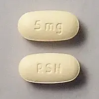 Risedronate (Risedronate [ ris-ed-roe-nate ])-RSN 5 mg-5 mg-Yellow-Oval