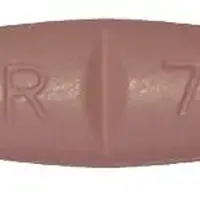 Rufinamide (Rufinamide)-H R 7-200 mg-Pink-Oval