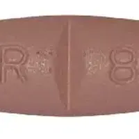 Rufinamide (Rufinamide)-H R 8-400 mg-Pink-Oval