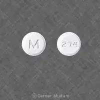 Tamoxifen (Tamoxifen [ ta-mox-i-fen ])-M 274-20 mg-White-Round