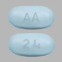 Tiagabine (Tiagabine [ tye-ag-a-been ])-AA 24-16 mg-Blue-Oval