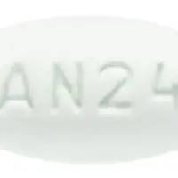 Vigabatrin (Vigabatrin)-AN24-500 mg-White-Oval