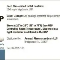 Vigabatrin (Vigabatrin)-AN24-500 mg-White-Oval