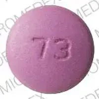 Amitriptyline and perphenazine (Amitriptyline and perphenazine [ a-mee-trip-ti-leen-and-per-fen-a-zeen ])-MYLAN 73-50 mg / 4 mg-Purple-Round