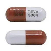 Aspirin and dipyridamole (Aspirin and dipyridamole [ as-pi-rin-and-dye-peer-id-a-mole ])-TEVA 3064 TEVA 3064-25 mg / 200 mg-Orange & White-Capsule-shape