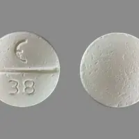 Betaxolol (Betaxolol [ bay-tax-oh-lol ])-E 38-10 mg-White-Round