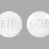 Carbinoxamine (Carbinoxamine [ car-bi-nox-a-meen ])-B P 605-4 mg-White-Round