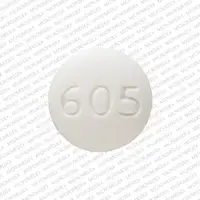 Carbinoxamine (Carbinoxamine [ car-bi-nox-a-meen ])-B P 605-4 mg-White-Round