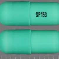 Chlordiazepoxide and clidinium (Chlordiazepoxide and clidinium [ klor-dye-az-e-pox-ide-and-kli-di-nee-um ])-SP153-5 mg / 2.5 mg-Green-Capsule-shape
