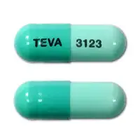 Dicloxacillin (Dicloxacillin [ dye-klox-a-sil-in ])-TEVA 3123-250 mg-Green-Capsule-shape