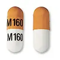 Didanosine (Didanosine [ dye-dan-oh-seen ])-M160 M160-200 mg-Yellow & White-Capsule-shape