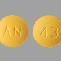 Eletriptan (Eletriptan [ el-e-trip-tan ])-AN 43-40 mg-Yellow-Round