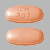 Entacapone (Entacapone [ en-tak-a-pone ])-EN1 200-200 mg-Orange-Oval