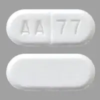 Ethacrynic acid (Ethacrynic acid [ eth-a-krin-ik-as-id ])-AA 77-25 mg-White-Capsule-shape