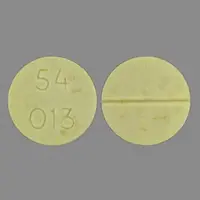 Leucovorin (injection) (Leucovorin (injection) [ loo-koe-vor-in ])-54 013-25 mg-Yellow-Round