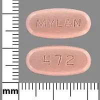 Mycophenolate (monograph) (Cellcept)-MYLAN 472-500mg-Pink-Oval