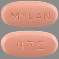 Mycophenolate (monograph) (Cellcept)-MYLAN 472-500mg-Pink-Oval