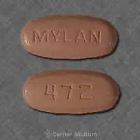 Mycophenolate (monograph) (Cellcept)-MYLAN 472-500mg-Pink-Oval