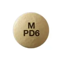 Paliperidone (Paliperidone (oral) [ pal-ee-per-i-done ])-M PD6-6 mg-Beige-Round