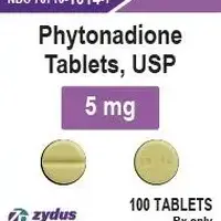 Phytonadione (oral/injection) (Phytonadione (oral/injection) [ fye-toe-na-dye-own ])-10 14-5 mg-Yellow-Round