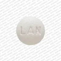 Pilocarpine (Pilocarpine (oral) [ pye-loe-kar-peen ])-LAN 1313-5 mg-White-Round