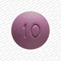 Trifluoperazine (Trifluoperazine [ trye-floo-oh-per-a-zeen ])-GG 58 10-10 mg-Purple-Round