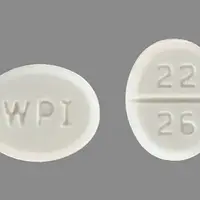 Desmopressin (nasal) (Desmopressin (nasal) [ dez-mo-press-in ])-WPI 22 26-0.2 mg-White-Oval