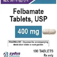 Felbamate (Felbamate [ fel-bam-ate ])-10 53-400 mg-Yellow-Capsule-shape