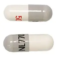 Flucytosine (Flucytosine [ floo-sye-toe-seen ])-NL 770 500-500 mg-Gray & White-Capsule-shape