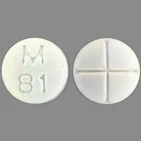 Hydrochlorothiazide and captopril (Hydrochlorothiazide and captopril [ hye-droe-klor-oh-thy-a-zide-and-kap-toe-pril ])-M 81-25 mg / 15 mg-White-Round