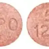 Hydrochlorothiazide and enalapril (Hydrochlorothiazide and enalapril [ hye-droe-klor-oh-thye-a-zide-and-en-al-e-pril ])-APO 5 12.5-5 mg / 12.5 mg-Red-Round