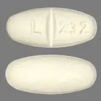 Hydrochlorothiazide and metoprolol (Hydrochlorothiazide and metoprolol [ hye-droe-klor-oh-thye-a-zide-and-me-toe-proe-lole ])-L 232-25 mg / 100 mg-White-Oval